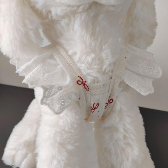 Cherry Print Dog T-Shirt with D-Ring Lace Ruffle Cap Sleeve Girl Puppy Clothes Breathable Summer Pet Vest for Small Medium Dogs Cats