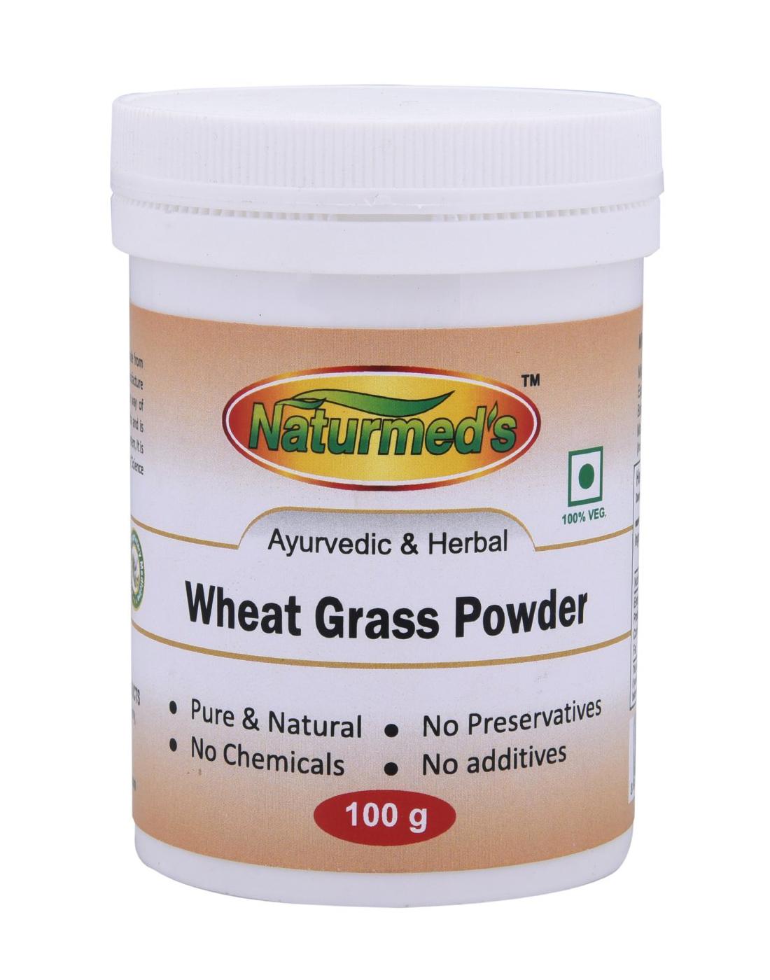 

Паростки пшениці/Вітграсс (100 г), Wheat Grass Powder, Naturmed s