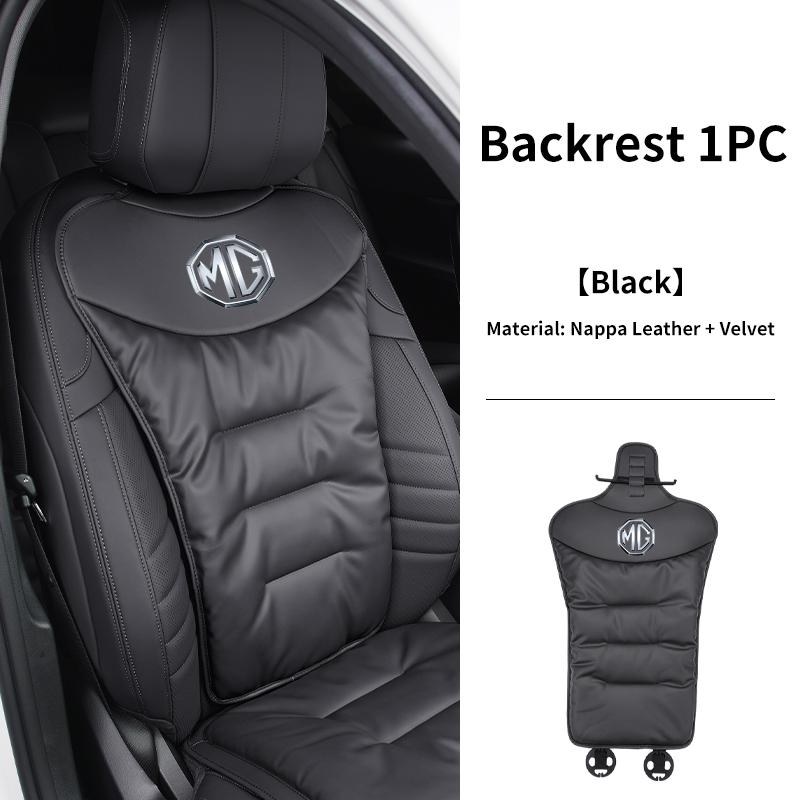 Car Seat Velvet Cushion Leather Backrest Seat Cover Accessories For Morris Garages MG 3 5 6 7 HS ZS GS Hector TF GT ZR RX5 RX8