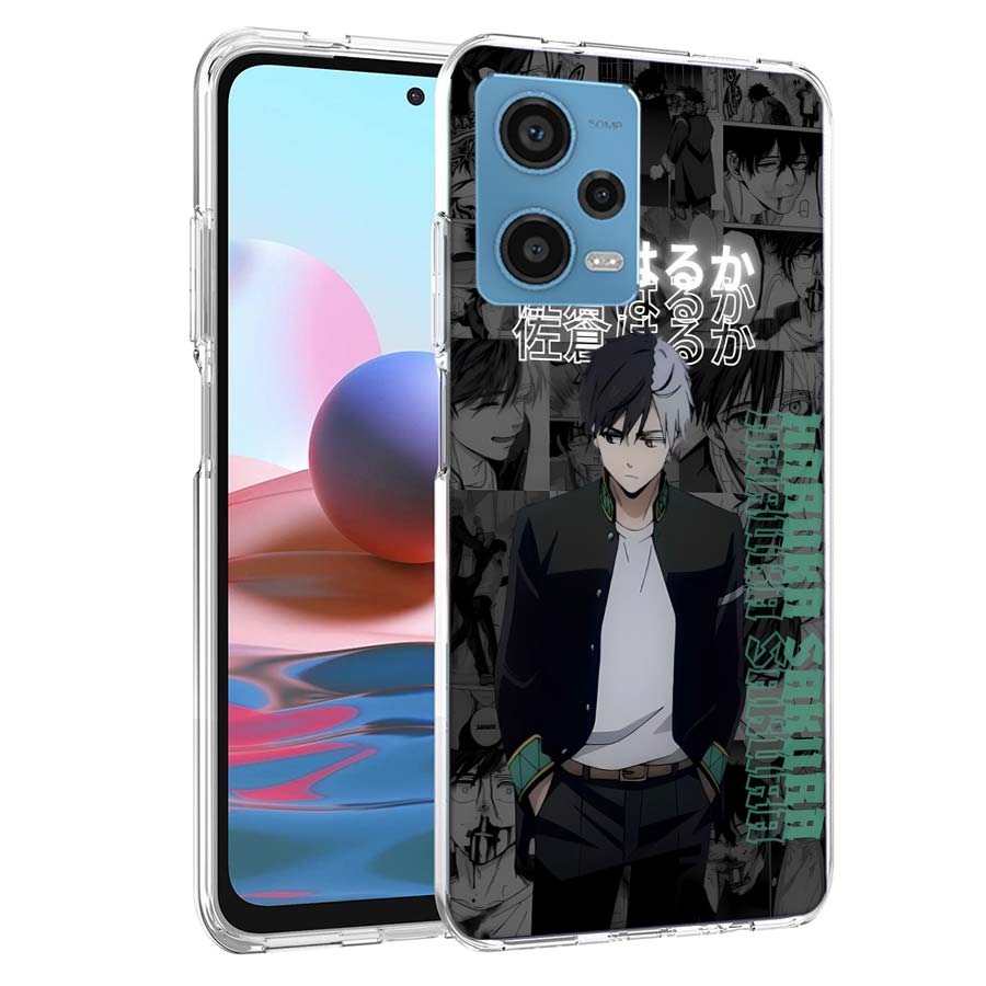 

Аниме Ветровка Сакура Чехол для телефона Для Redmi Note 13 12 14 15 Pro Plus 13R 11 11T 11E 11S 10 Pro 10S 9 9S Чехол Мобильный Прозрачный ТПУ Redmi Note 14S