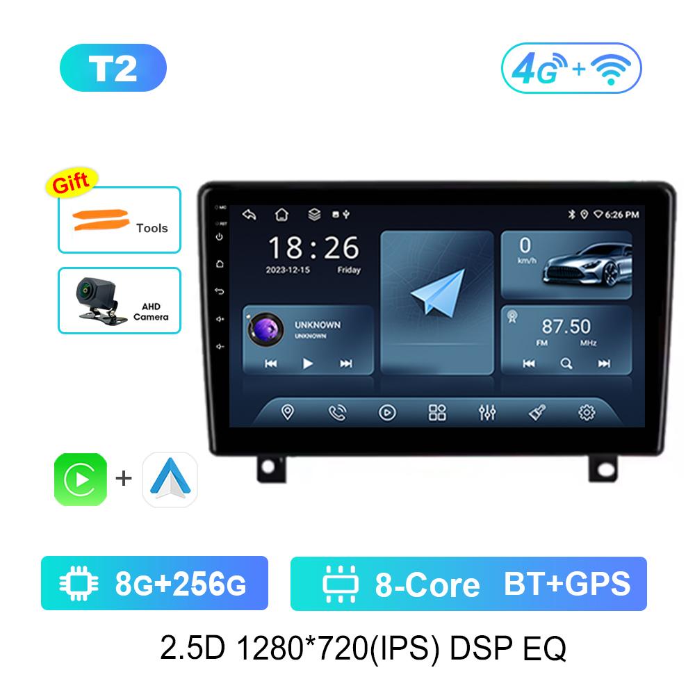 Car Radio Multimedia Player Android System Carplay for Opel Astra H 2006 - 2014 2.5D Screen GPS Navigation WiFi BT Cooling Fan