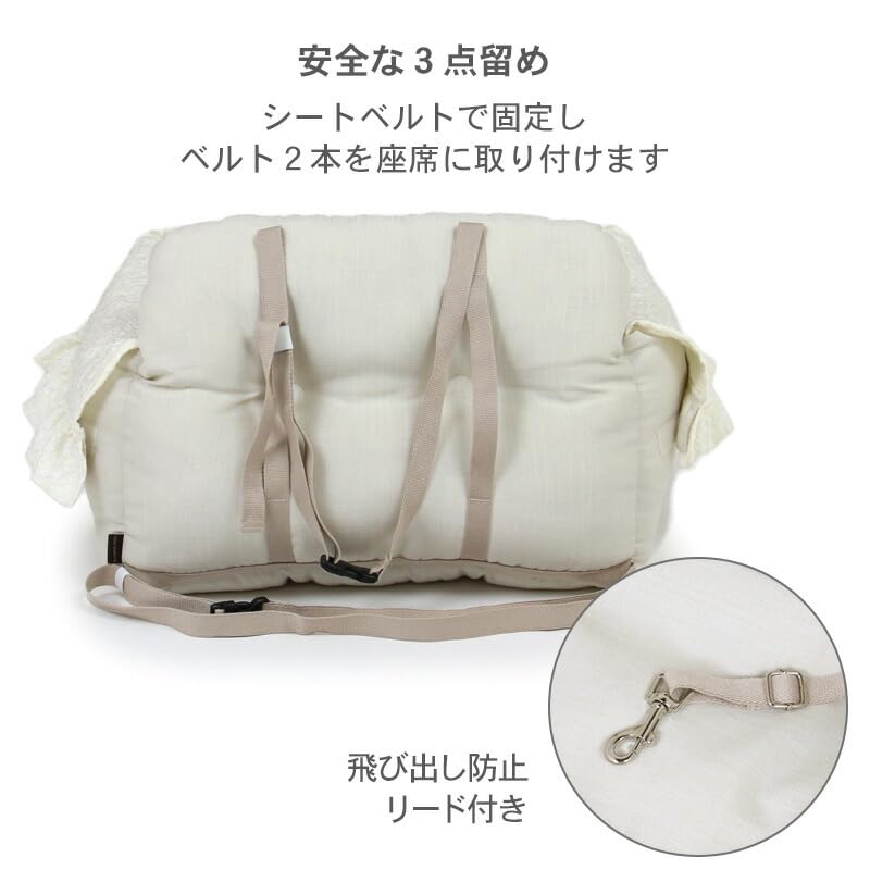 Pet Paradise Dog Drive Bed Flower Jacquard Drive Box Cuddler for Small Dogs Multiple Dogs