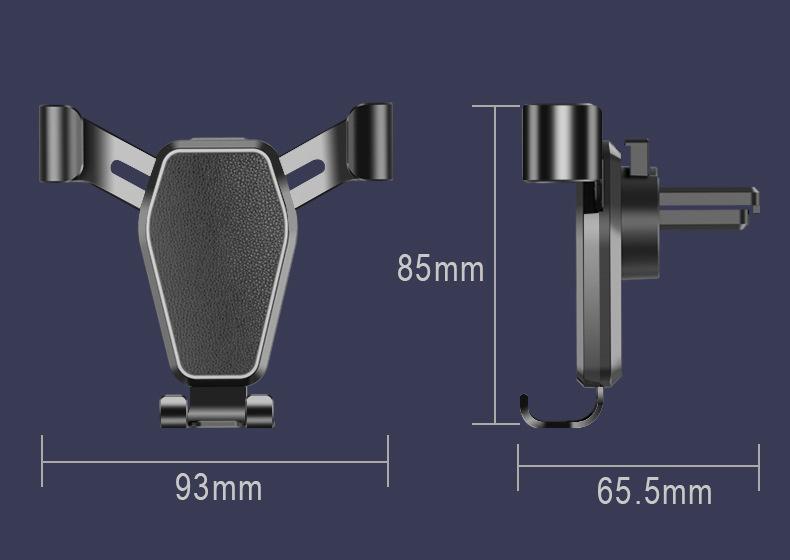 Gravity Car Holder for Phone In Car Air Vent Mount Clip Holder GPS Cell Mobile Phone Holders for iPhone Samsung Xiaomi Huawei