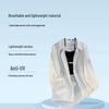 2024 Summer Japanese-Style Chiffon Blouse: Fashionable, Breathable, Sun-Protective, Loose-Fit Women's Top