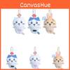 Cartoon Cute Chiikawa Hachiware Usagi Long Mushroom Plush Pendant Keychain