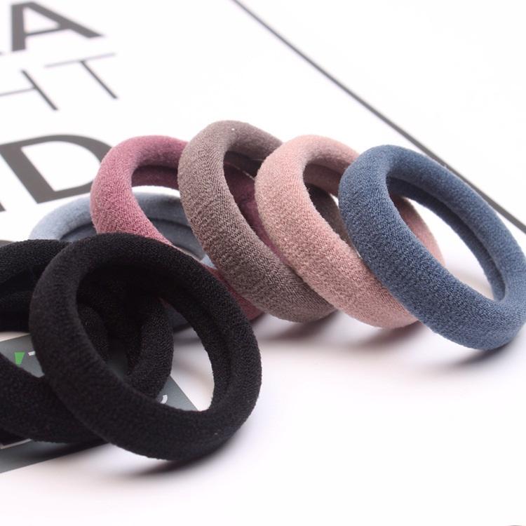 Ayseguney Solid color seamless head rope For Girl Hair Ties Accessories Scrunchy Hairgrip