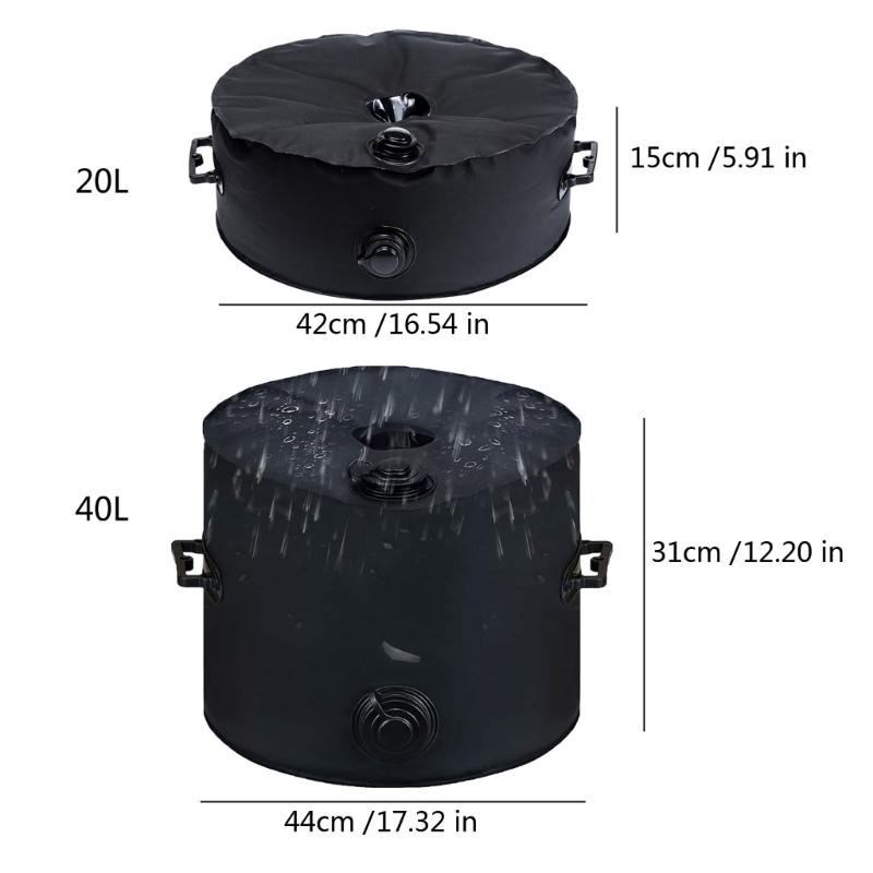 Universals Water Weighted Sandbag Base Windproofed Water Ballasts Sandbag for Cantilevers Umbrellas