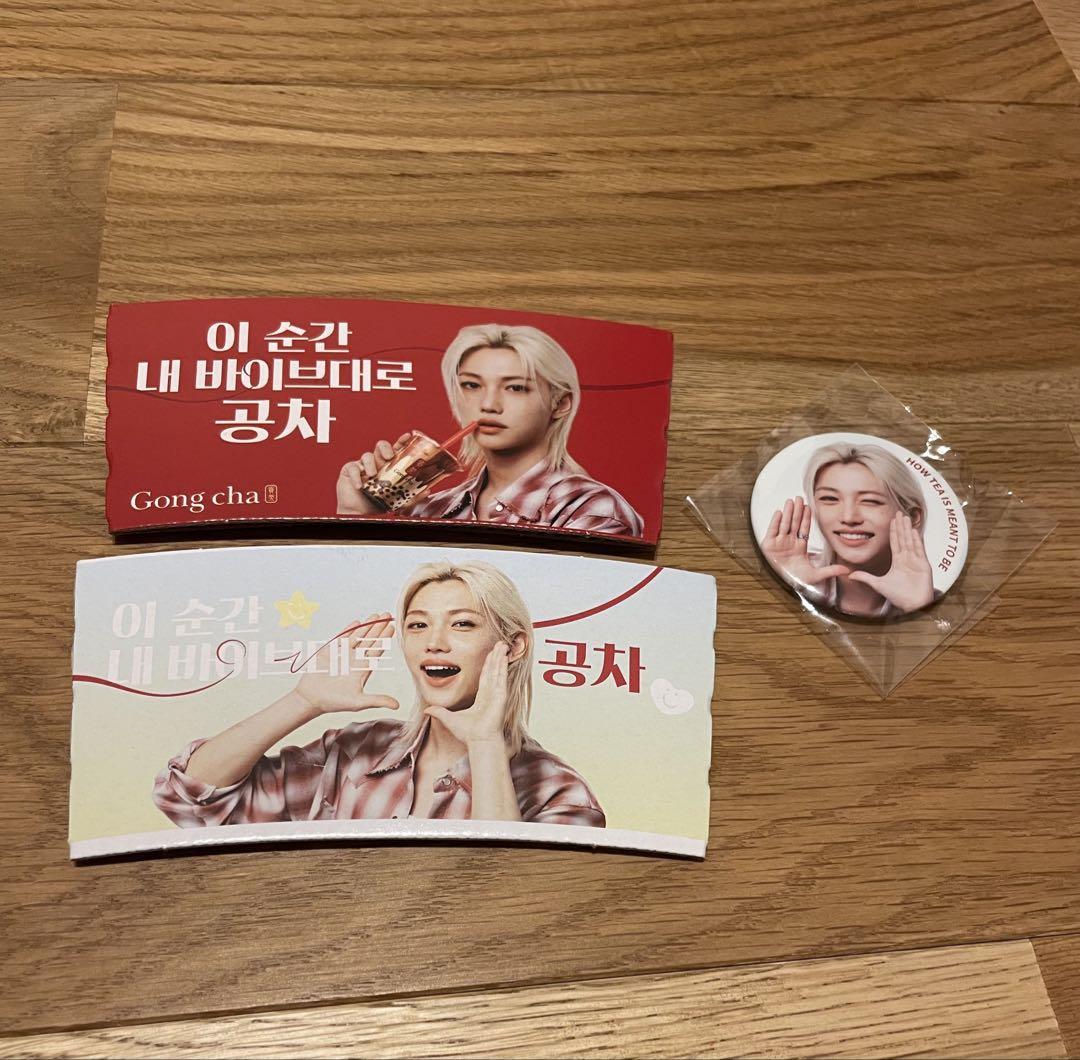 

[Б/У] Корейский Gongcha Gongcha Пири Феликс Держатель для стакана Значок