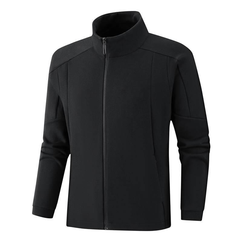 Men's Cotton Winter Sports Suit: Jacket & Trousers Two-Piece Casual Set