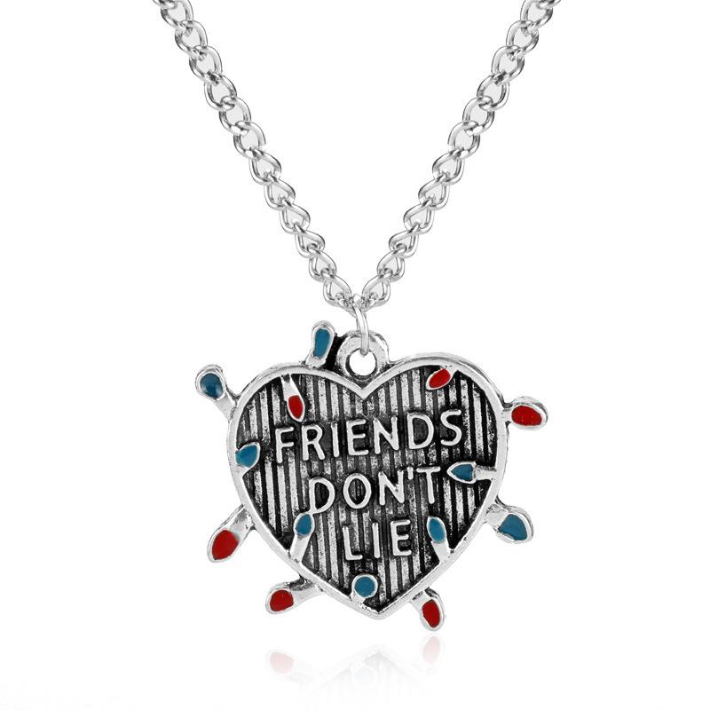 

Movie Jewley Friends Don T Lie Run Lamp Star Choker Pendant Necklace Enamel Charms Fashion Jewelry For Kids Good Gift