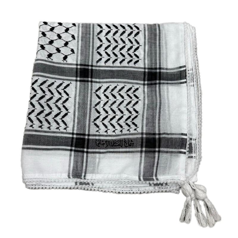 Классический платок Арафатка Дышащий шемаг Головной убор Жаккардовый шарф для путешествий и активного отдыха Культурное мероприятие