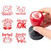 1pc Comments Encourage Stamp Scrapbook Seal Party Favors DIY Stamps Festival Gathering Gifts for Guests School Supplies TMZ