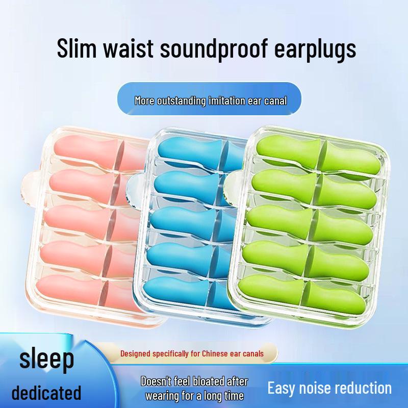 Noise-Reducing Sleep Earplugs for Students – Soft Sponge for Small Ear Canals