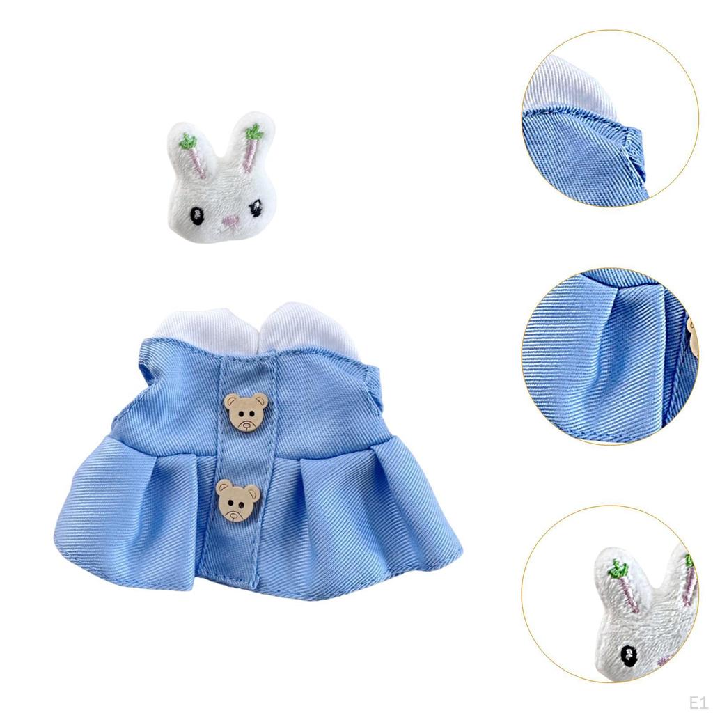 Set for 15/17cm Plush Doll, Educational Outfit Children