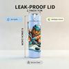 1PC Ice Hockey Player Sport Cartoon 750ml Color Plastic Sports Water Bottle Leakproof Flip Straw Lid Suitable for Sports Office Home Use