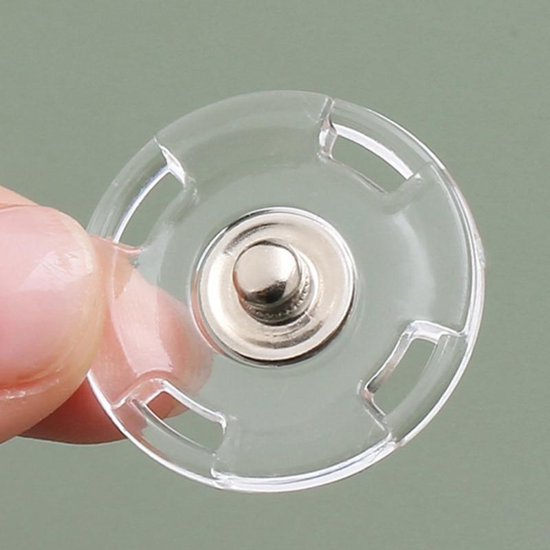 10Pcs Plastic Snap Buttons Invisible Sewing Button Fasteners For Kids Clothing Jeans Jackets Bag And Home Decoration