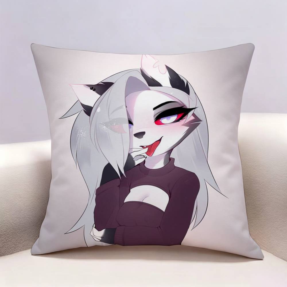 Sassy LLoona Wolf Doublesided print Pillow Case Pattern Printed Pillowcase For Living Room Sofa Cushion Cover