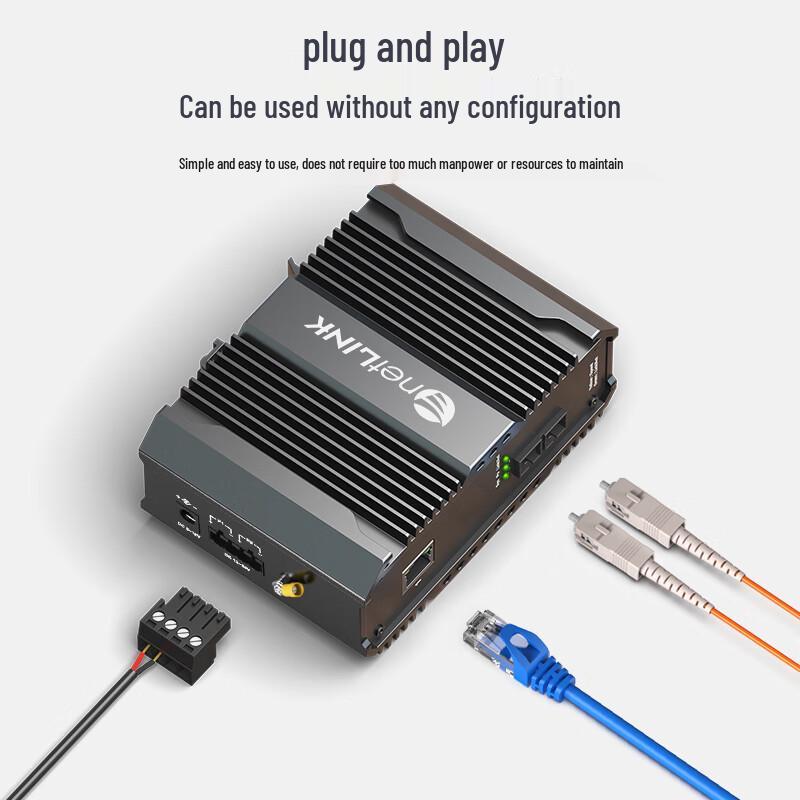 netLINK Industrial Gigabit Fiber Optic Transceiver
