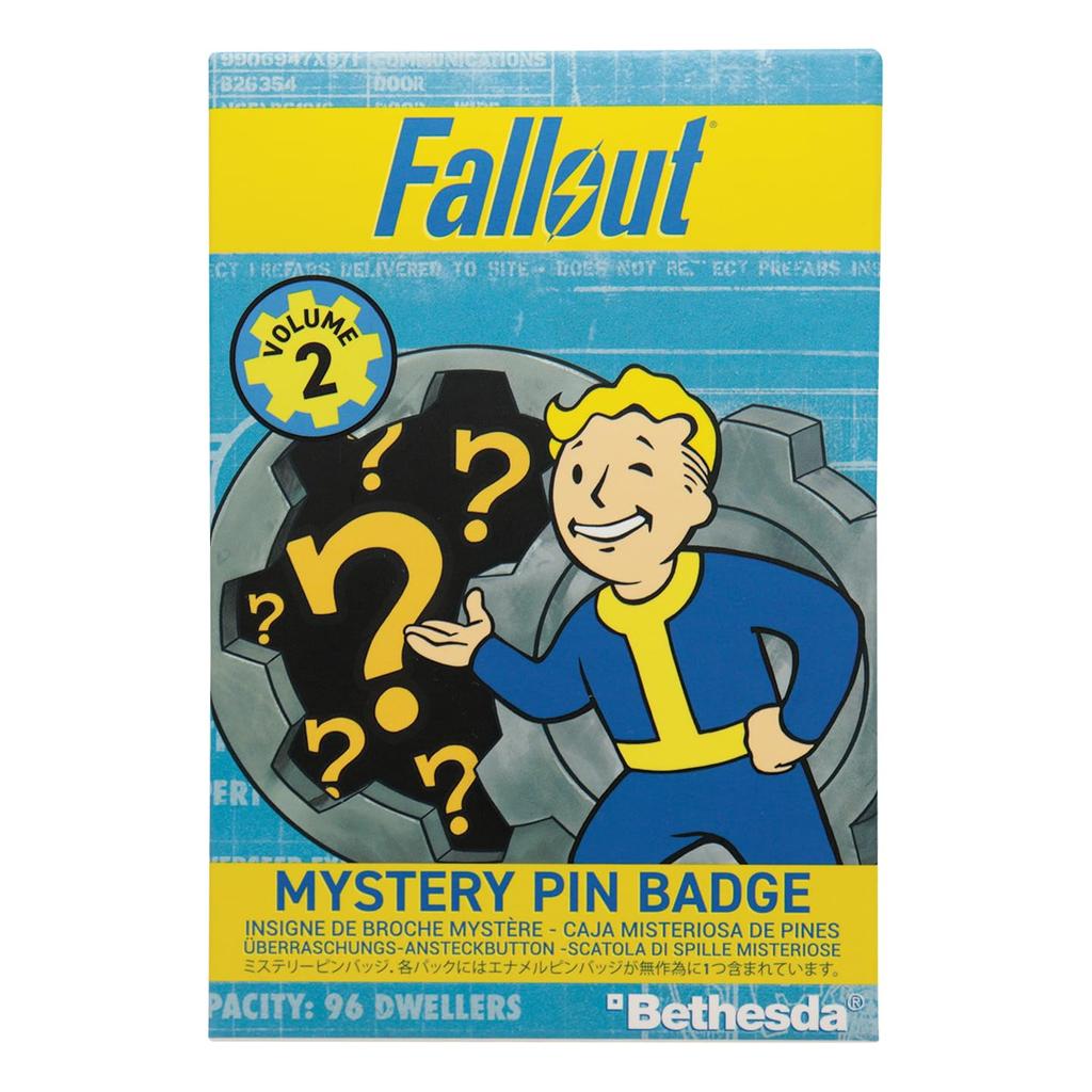 Officially Licensed Fallout Trading Pin Badges Vol. 2 Box