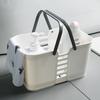 Plastic Storage Basket  with Handles Shower Caddy Organizer Storage Bin