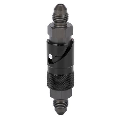 Brake Line Quick Release Connect Adapter Aluminum Alloy Fitting for Oil Fuel Fluid HoseBlack