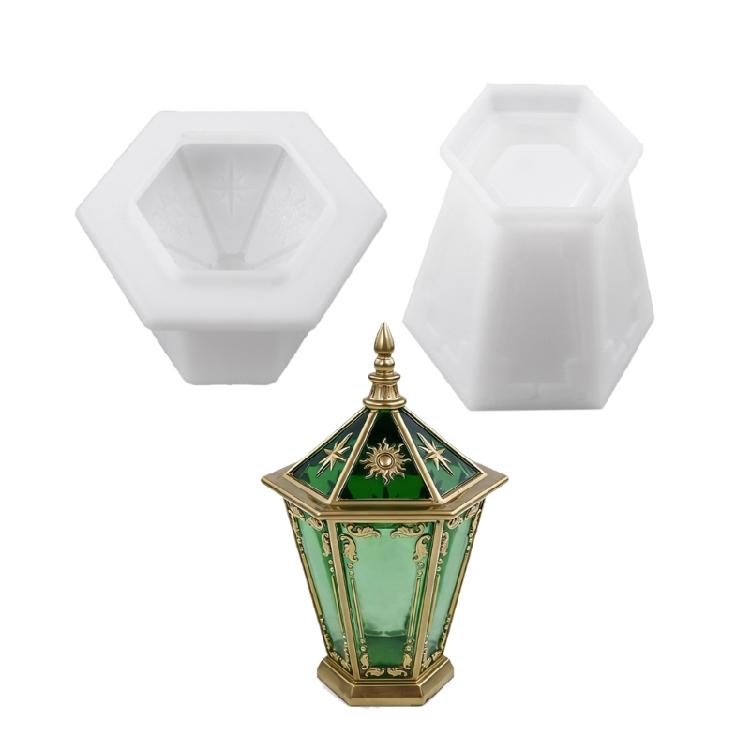 Hexagonal Shape Silicone Mold Storage Box Moulds for Candle Cups and Decorative Storage Jars for Crafting and Gifting 1