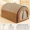 Soft Pet Cabin With Door Flap For Dogs And Winter Warmth Protection
