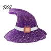 Unique Hair Clips for Theme Photos Halloween Cartoon Women Girls, Acrylic Glitter Pumpkin/Ghost/Bat/Cat Barrettes Accessories, Cute Decorative