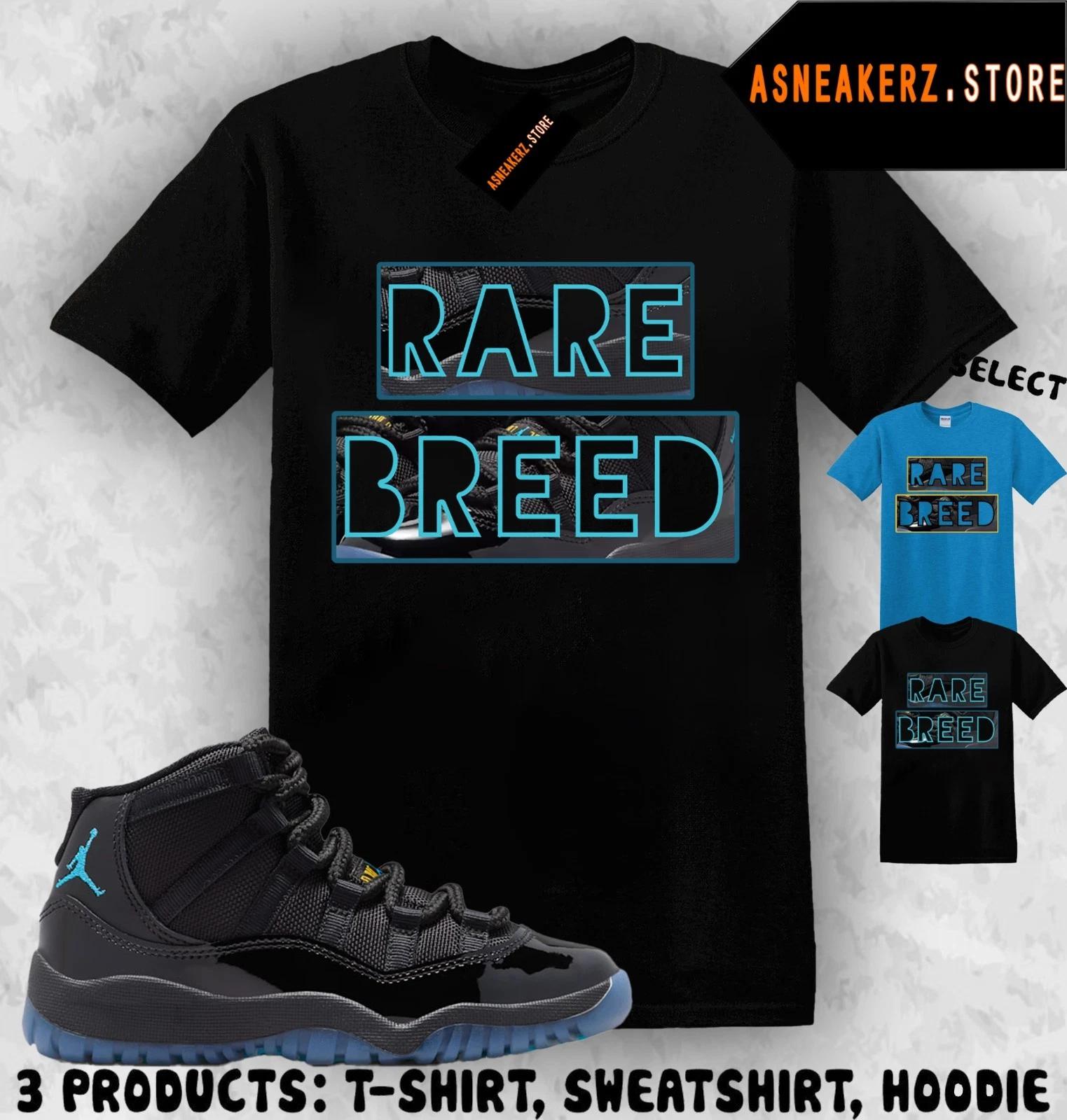 

Tee Shirt Matching AJ 11 Gamma Blue 2025 To Match Sneaker Rare Breed 11s T shirt XL