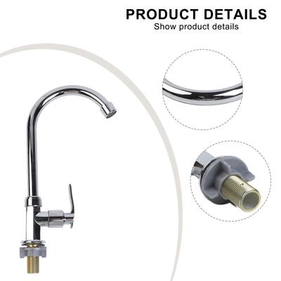Bathroom Faucet Bent Kitchen Sink Plastic Steel Plating
