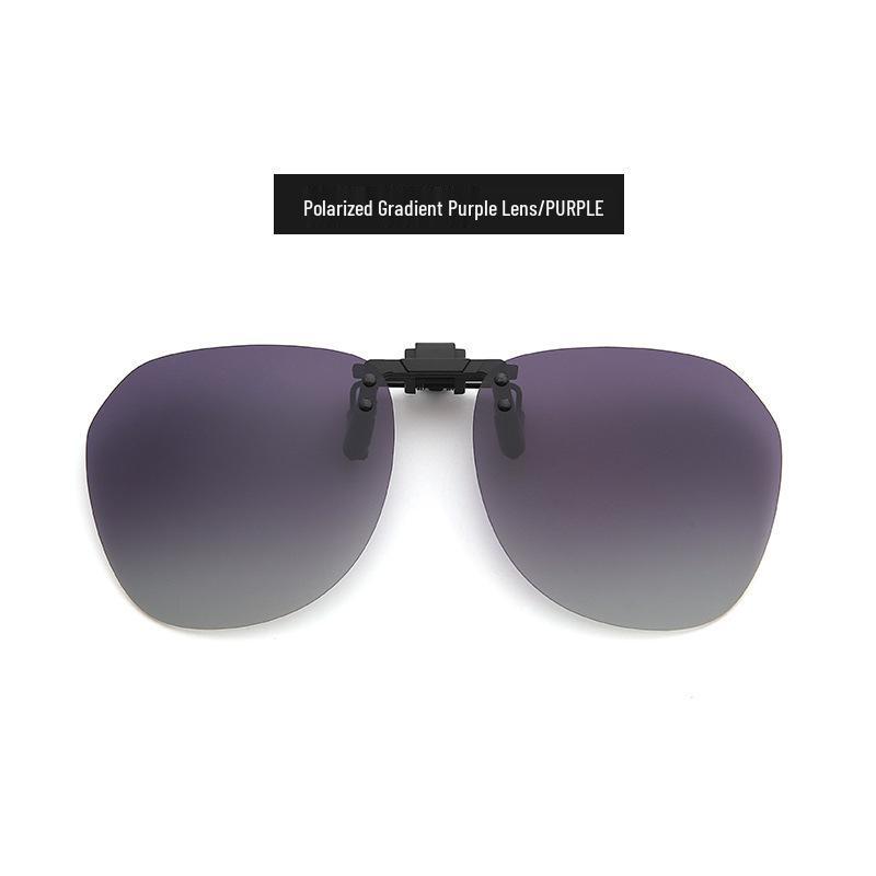 Polarized Flip-Up Clip-On Sunglasses for Men and Women with UV Protection Lenses for Nearsightedness