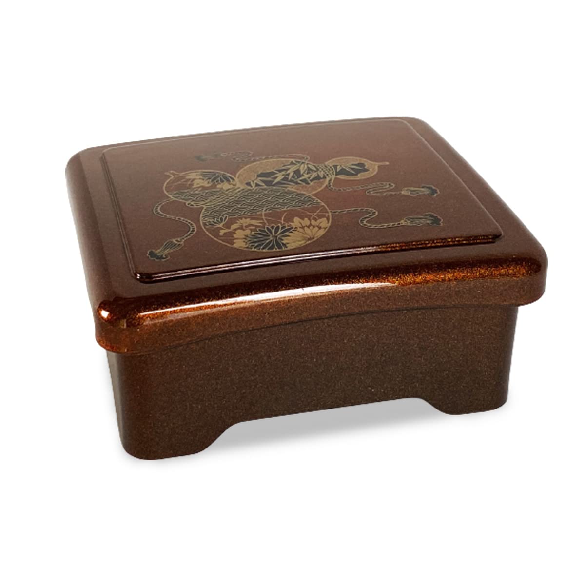 J-Kitchens Unaju (Grilled Eel) Box, Kozukidon (Rice Bowl) with Pear-Ground Gourd and Red Interior, Made in Japan