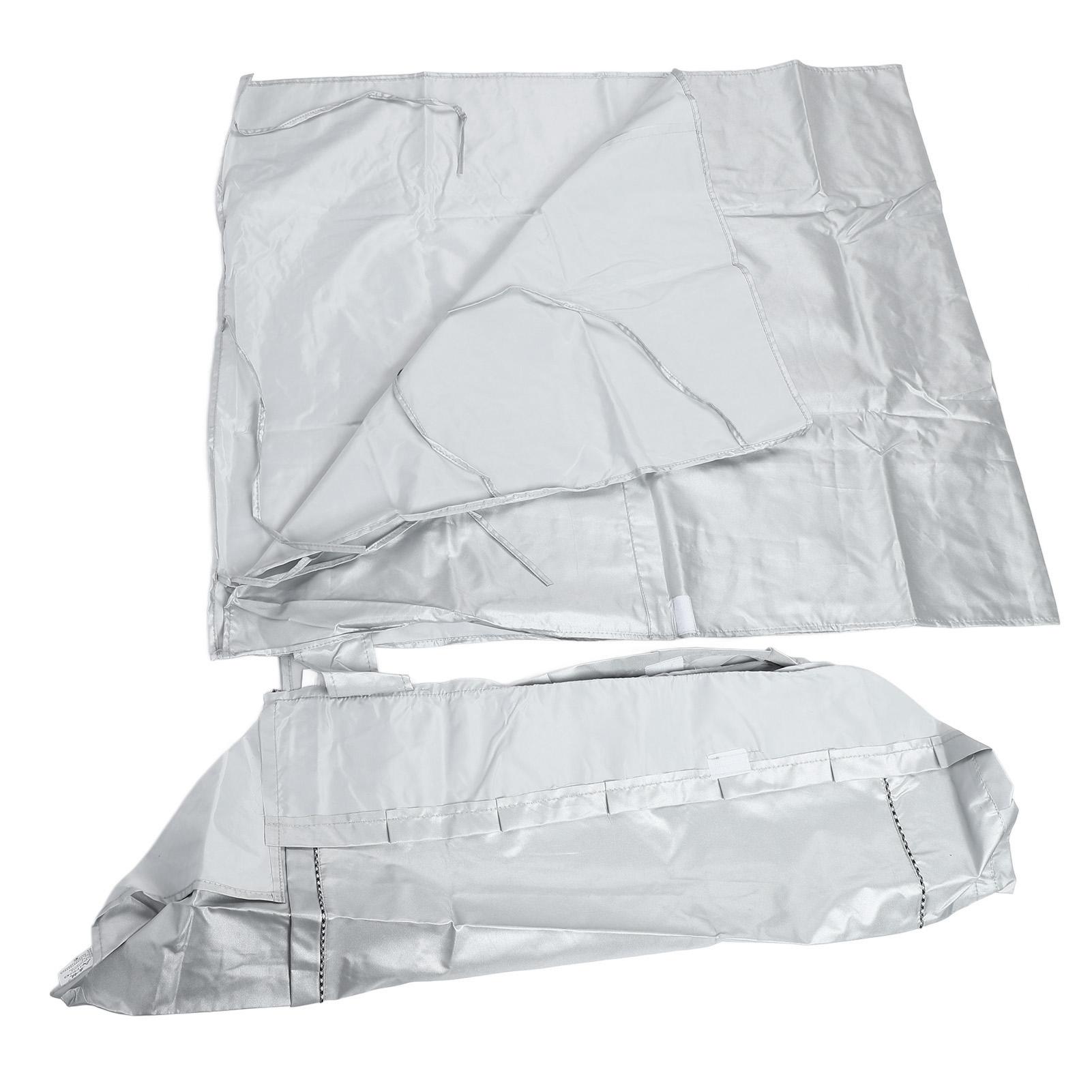 Washing Machine Cover Waterproof Sunscreen Dustproof Durable Thickened Washer Cover for Home Kitchen Laundry Silver 1440₽