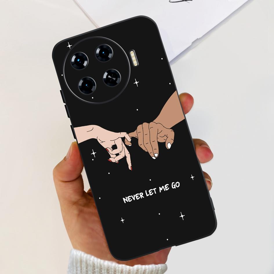 Für Tecno Spark 20 Pro+ KJ7 Hülle 2024 Süßes Herz Dinosaurier Cartoon Stoßfest Weiche Hülle Für Tecno Spark 20 Pro Plus Etui Funda