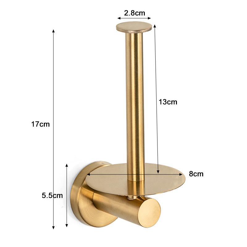 Modern Stainless Steel Wall Mount Toilet Paper Holder For Hotels And Restaurants
