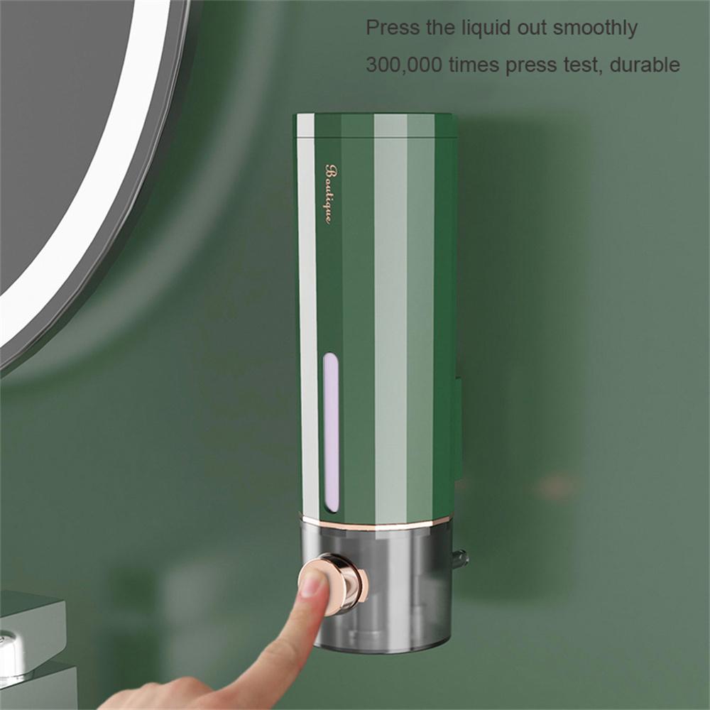 Bathroom Liquid Soap Dispenser Wall Mounted For Kitchen Plastic 450ml Shower Gel Detergent Shampoo Bottle Hotel Home Accessories