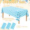 1/3pcs Table Cloths Rectangle Plastic Tablecloth Waterproof Table Cover for Dining Birthday Party Picnic