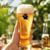 Regalo di Novità per le Feste per Amici Bicchiere da Birra da 400 ml, Tazza Bicchiere Spettrale Zucca Fantasma Gatto Nero Halloween Tè alla Frutta, Bicchieri Alti per Bar, Decorazione Cucina