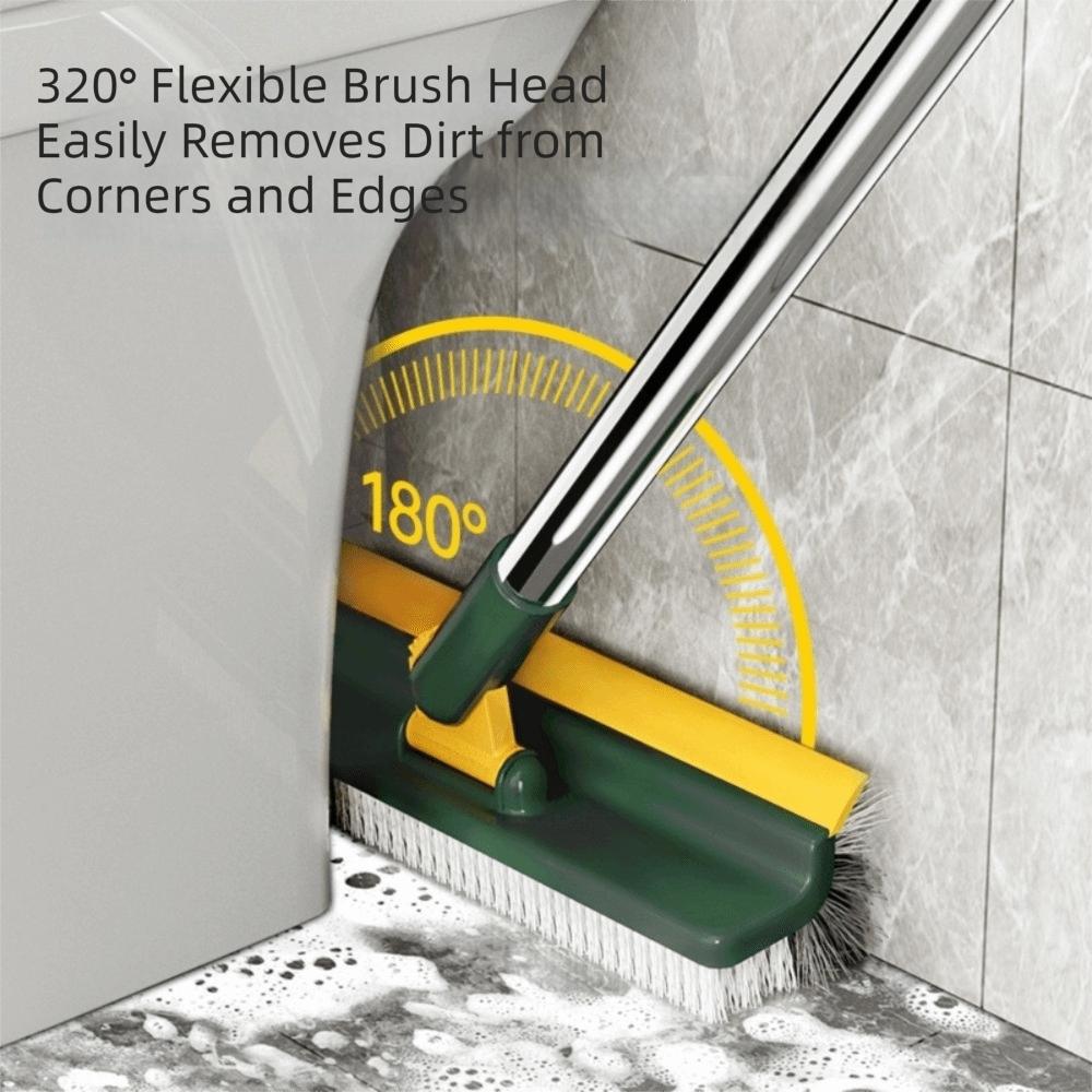 V-Shaped Bristles Floor Scrub Brush Long Handle Groove Tile Cleaning Brush Cleaning Brush Floor