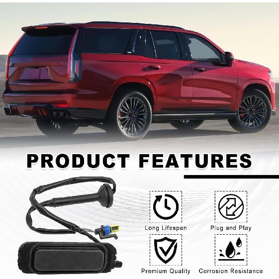 15106857 Rear Liftgate Release Switch Button, Hatch Button Trunk Latch Compatible with 2007-2014 Chevrolet Suburban 1500 2500 Tahoe Cadillac Escalade