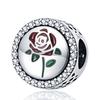 Neuer 925er Sterlingsilber Kupfer Junge Mädchen Tierpfoten Abdruck Perlenanhänger DIY Zubehör PASSEND Original Charms Armband Frauen Party Geschenke