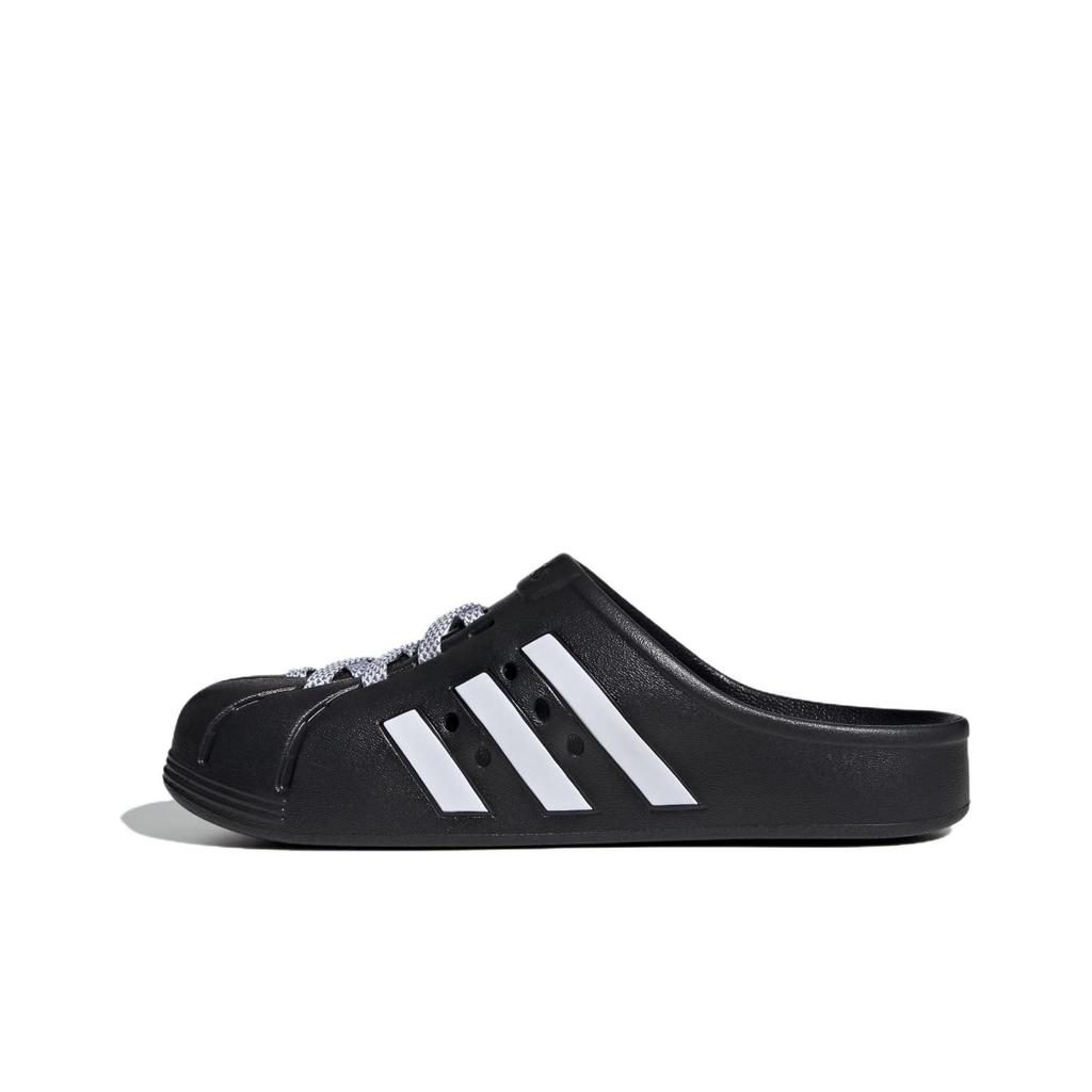 Adidas Closed Toe Slippers Unisex Black White Blue GZ5886(Team186-)