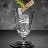 Japanische Ultra-dünne Cocktailgläser Tasse,Geschnitzte Glas-Kelche,Umgedrehte Mundstück Martini Saftgläser,Kurzbeinige Champagnergläser