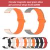 Silicone Watch Band Strap Bracelet Belt with Magnetic Closures Fit for 18mm 20mm 22mm Smartwatch Comfortable Daily Wear