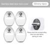 AAABR1 For Skoda 4Pcs Car Door Lock Covers Auto Decorative Accessories Kodiaq Fabia Kamiq Karoq Octavia 2 3 Rapid Scala