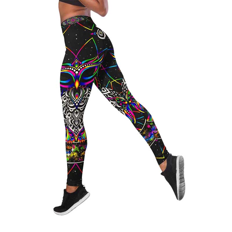 Digital Print Tight Exercise Yoga Pants