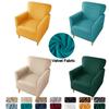 Velvet Tub Sofa Cover For Living Room Elastic Club Armchair Slipcovers Stretch Single Couch Chair Covers Home Bar Counter Hotel