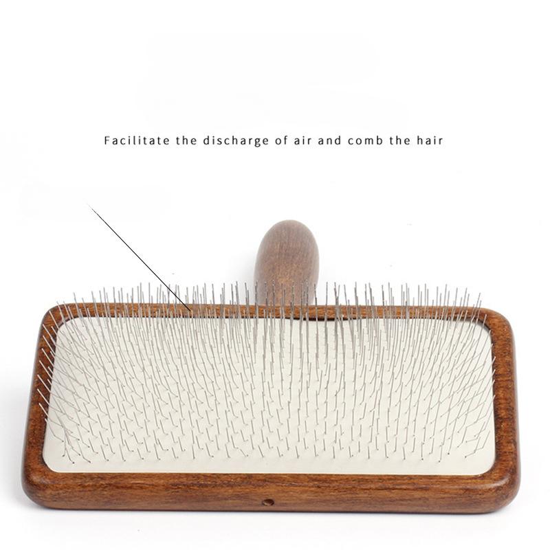 Pet Supplies, Solid Wood, Antique Comb, Cat and Dog Grooming Comb, Dog Grooming Comb, Fluffy Styling, Hair Removal Needle Comb