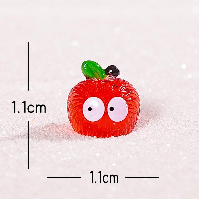 Christmas Micro-landscape Sprites, Colorful Coal Ball Ornaments, Home Desktop Resin Craft Decorative Small Ornaments