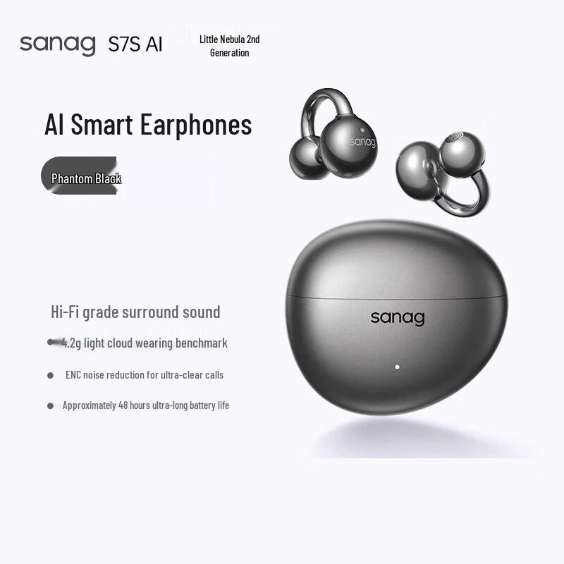 

SANAG S7S AI Open-Ear Sport Bluetooth Earbuds
